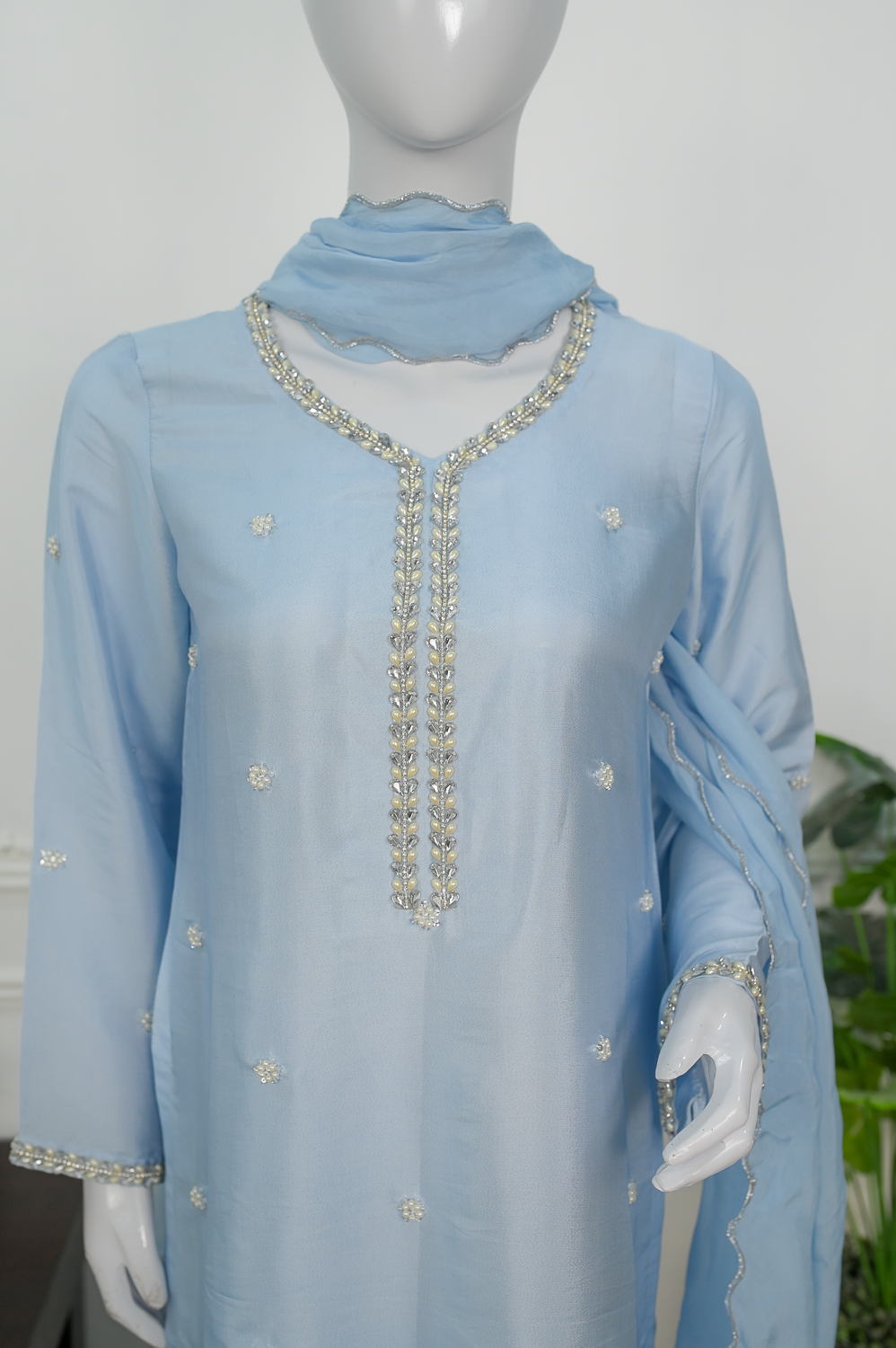 Icy Flora RTD – Embroidered Silk Formal Set