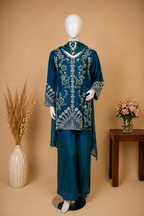 Azure RTD – Embroidered Silk Formal Set