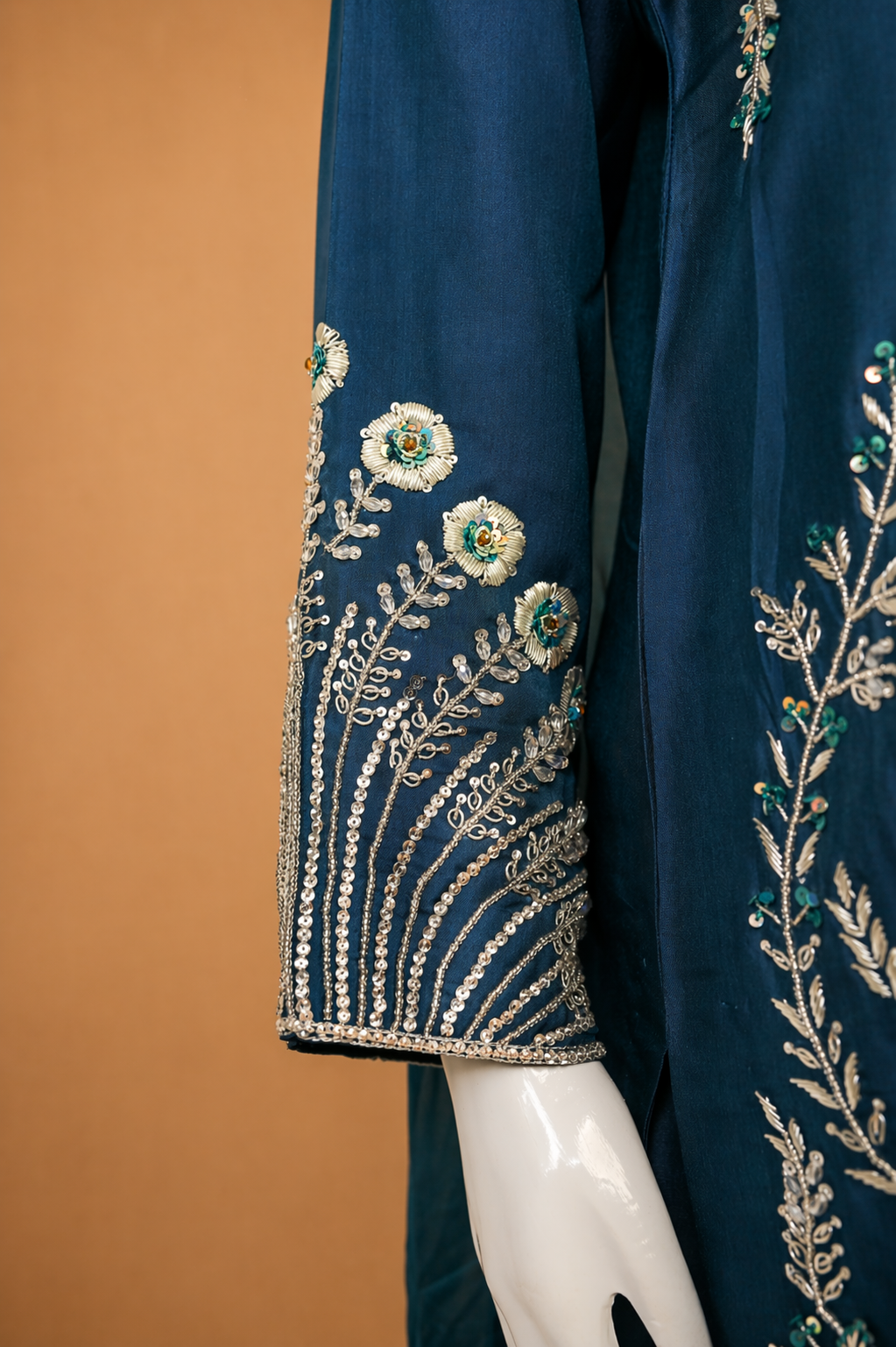 Azure RTD – Embroidered Silk Formal Set