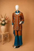 Elara – Embroidered Sheesha Silk Set